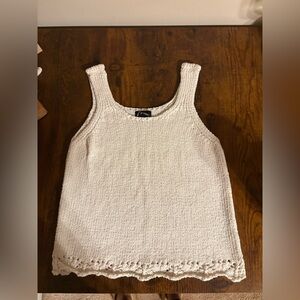 Knitted tank top